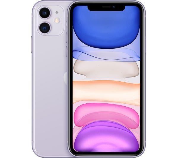 iPhone 11 64GB iOS 15.6 entsperrt SIM 4G lila Handy Smartphone