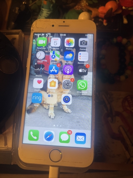 Apple iPhone 6s gebraucht mit einigen defekten Bits oben
