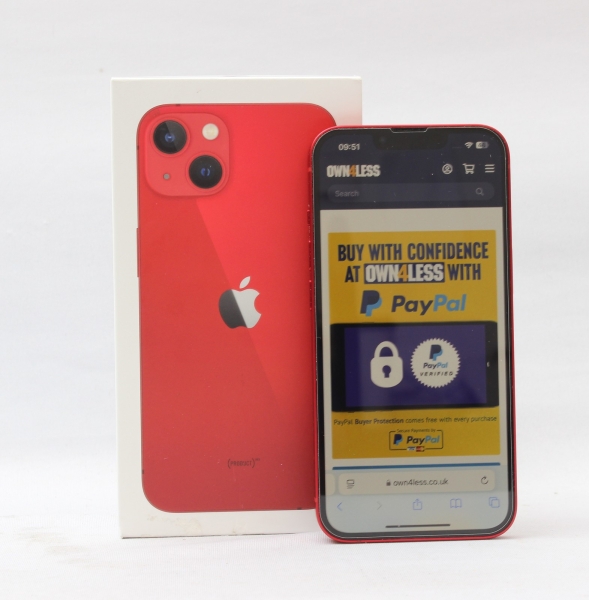 Apple iPhone 13 128GB Smartphone – entsperrt – rot – BH 89% (B)
