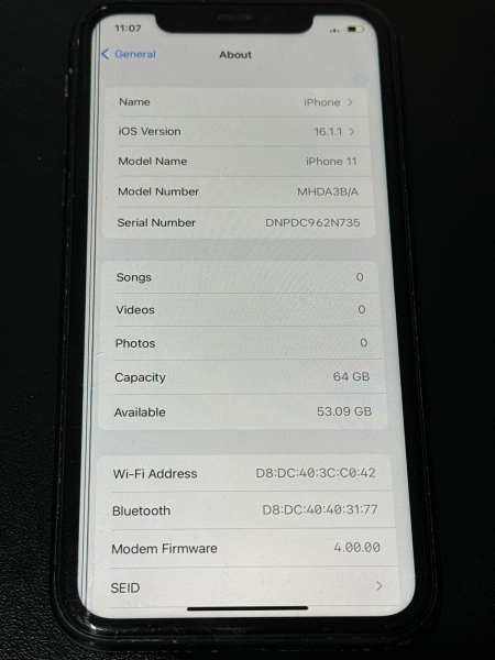 Apple iPhone 11 – 64GB – schwarz (entsperrt) Smartphone – Line