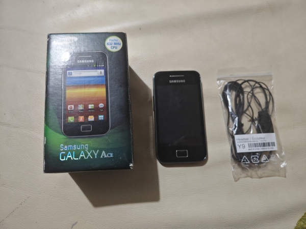 Samsung Galaxy Ace GT-S5830 – Schwarz (Unbekanntes Netzwerk)