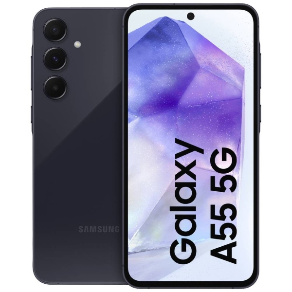 Samsung Galaxy A55 5G Smartphone EU-Ware 128 GB 16.8 cm (6.6 Zoll) Navy Android™
