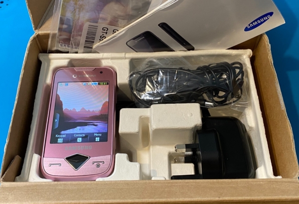 Samsung Blade GT-S5600V Smartphone, pink, entsperrt, 3G, originalverpackt, gutes Original