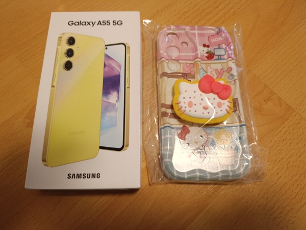 Samsung Galaxy A55 5G Smartphone  Lemon ohne Vertrag, 128 GB NEU&OVP