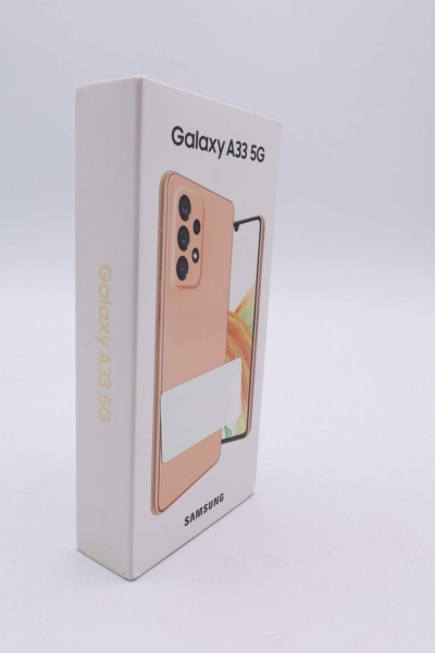 Samsung Galaxy A33 5G Smartphone, 6,4 Zoll, 6GB, 128GB, Dual-SIM, Awesome Peach