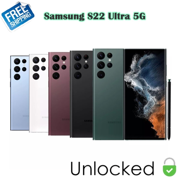 Samsung Galaxy S22 Ultra (5G) S908U 8+128GB Ohne Vertrag Handys Smartphone 6.8″