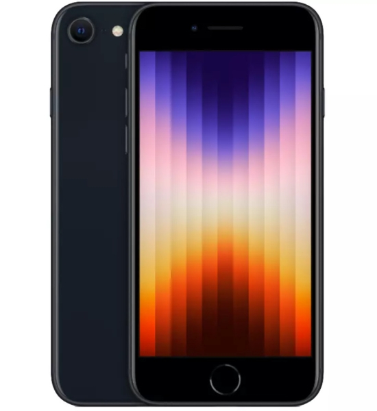 iPhone SE 2022 3. Gen (2022) Smartphone 5G 64GB Midnight Unlocked A+++