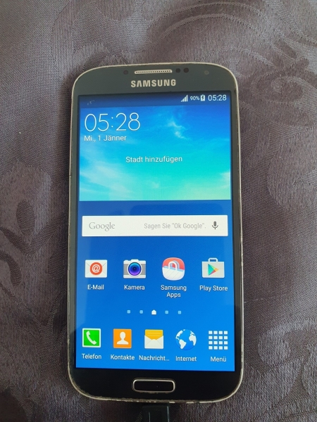 Samsung  Galaxy S4 GT-I9515 – 32GB – Black Mist (Ohne Simlock) Smartphone