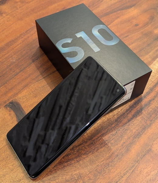 Smartphone Samsung Galaxy S10, 128GB, Schwarz, Ohne Simlock, Dual SIM