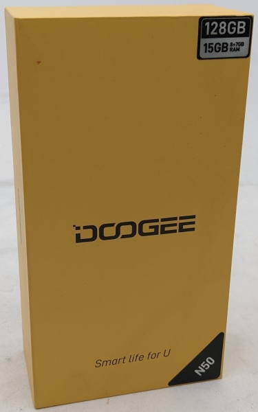 Doogee N50 6,52″ HD Android 13 Smartphone 8+128GB Face & Fingerprint ID entsperrt