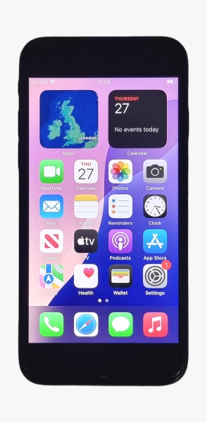 Apple iPhone SE 2. Generation Smartphone, 128GB, Netzwerk entsperrt, schwarz, A2296