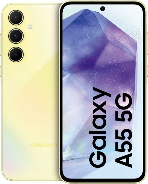 SAMSUNG Galaxy A55 5G 128GB Lime – Hervorragend – Smartphone
