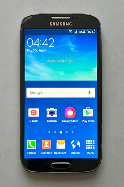 Samsung Galaxy S4 Smartphone, für Bastler, in OVP