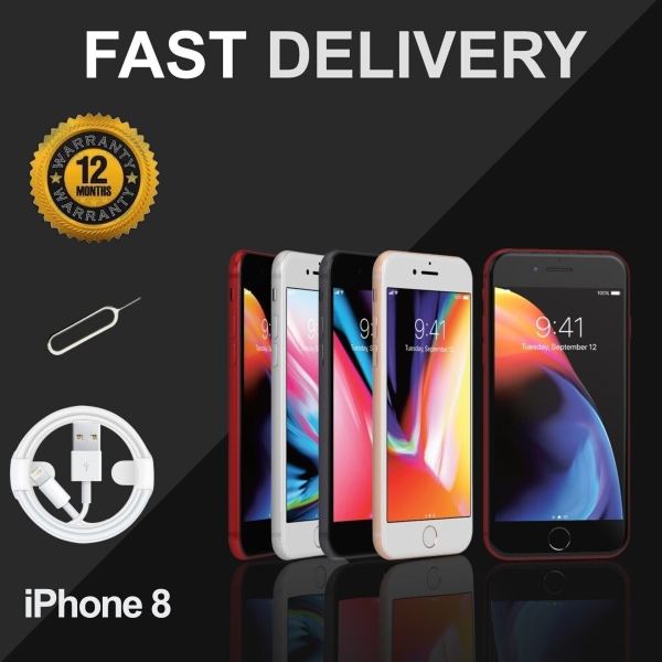 Apple iPhone 8 64GB entsperrt Smartphone 85% bis 90% Batteriezustand TOP