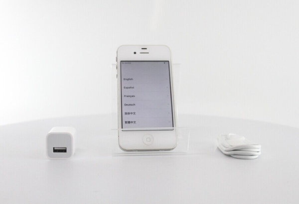 Apple iPhone 4s A1387 16 GB Smartphone – entsperrt – weiß (MC920LL/A)