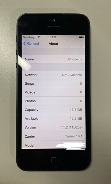 iPhone 5 (IOS 7) Smartphone entsperrt 16GB Klasse B Sammlerstück