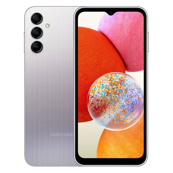 Samsung Galaxy A14 64 GB Silver Smartphone  6,6 Zoll Handy Triple-Kamera 50 MP