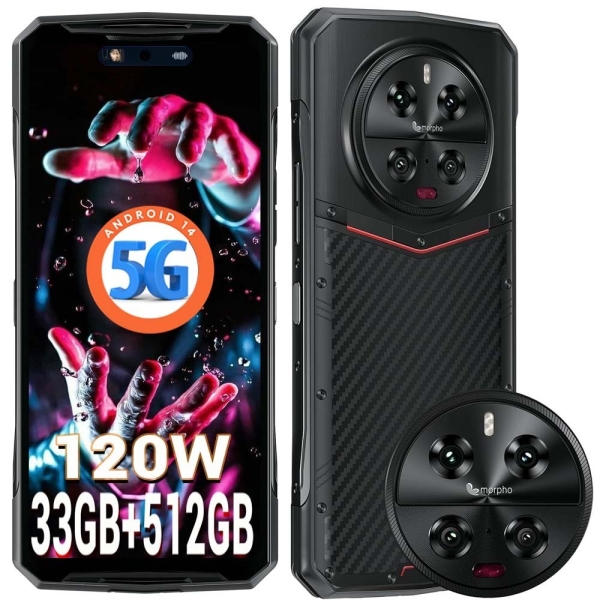 DOOGEE DK10 Outdoor Smartphone 5G 32GB+512GB 5150mAh 50MP+64MP Nachtsicht Handy