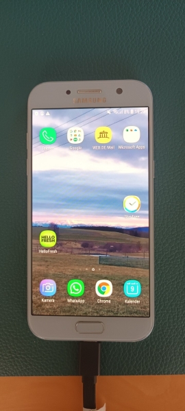 Samsung Galaxy A5 SM-A520F 32GB Ohne Simlock Smartphone – Blue Mist