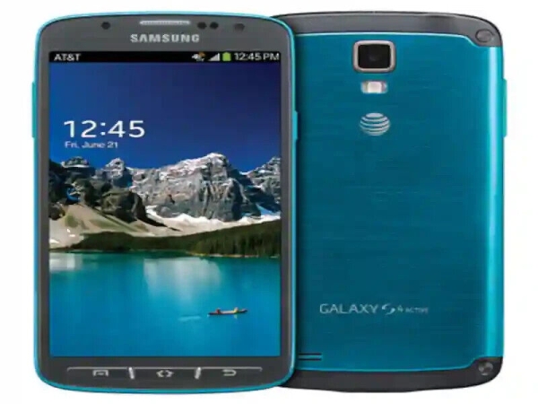 Samsung Galaxy S4 Active GT-19295 Top Zustand Blau Entsperrt Gut #65