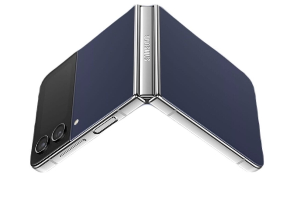 Samsung Galaxy Z Flip4 Bespoke Edition Smartphone SM-F721B – 256GB – Navy/Silber