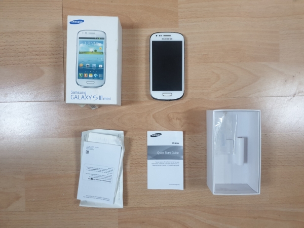 Samsung Galaxy S3 Mini 8GB GT-I8190 Android Handy Smartphone (Ohne Simlock) Weiß