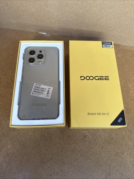 Doogee N55 Android 14 Smartphone 9+128GB 6,56″ HD+ 90Hz 13MP+8MP Kamera entsperrt
