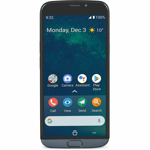 Doro 8050 4G 16GB SOS Taste Google Assistant entsperrt Android Smartphone grau