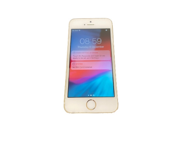 A1457 Apple iPhone 5s 16GB Roségold (Weißes Gesicht) O2 gesperrt Grade C EC0812