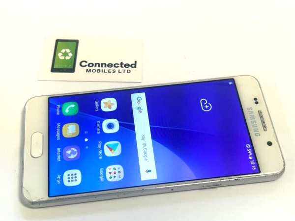 Samsung Galaxy A3 (2016) A310F weiß (entsperrt) 4G Android Smartphone Schaden