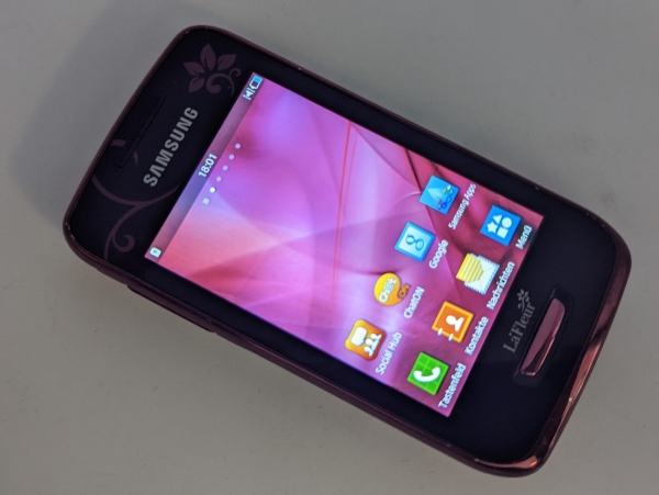Samsung Wave Y La Fleur Edition 150MB Rot Android Smartphone LTE 4G S5380G
