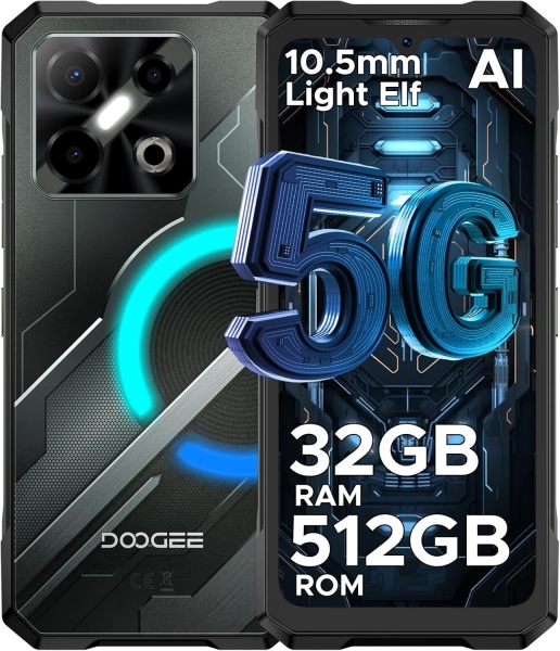 Doogee Blade GT Pro 5G Rugged Smartphone (6,7″ FHD, 32GB/512GB, 100MP, Dual Sim)