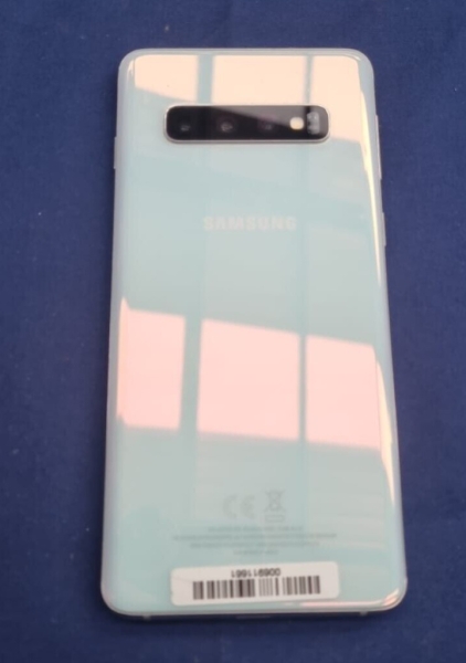 Samsung Galaxy S10 Handy; SIM-freies Smartphone – Prism White