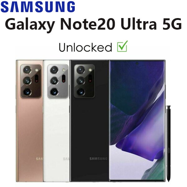 Samsung Galaxy Note 20 Ultra 5G 128GB Android Ohne Simlock 108MP Smartphone 6.9″