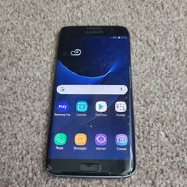 Samsung Galaxy S7 edge – 32GB – schwarz entsperrt 4G Smartphone – gesprungen