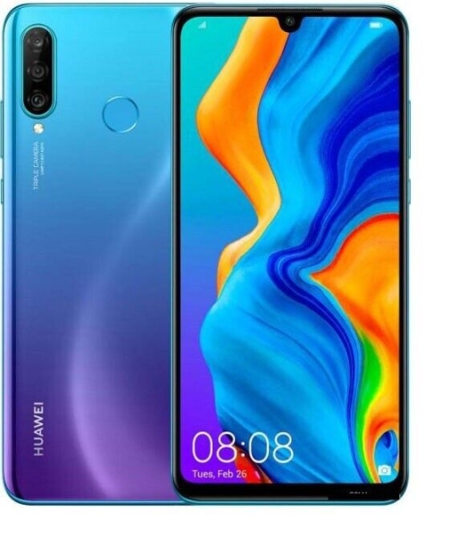 Huawei P30 Lite 128GB entsperrt 4G – Android Smartphone – Peacock Blue