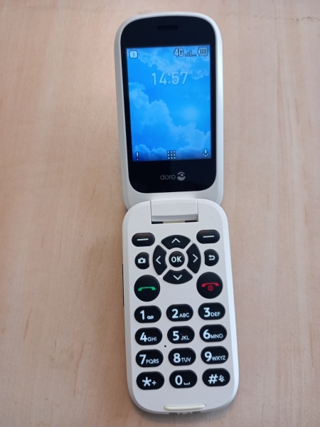 Doro PhoneEasy 7060 Handy schwarz T.Mobile EE SMARTPHONE