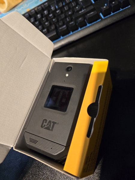 Cat S22 robustes Klapphandy 16GB 4G LTE SIM-frei Touchscreen Smartphone – Schwarz