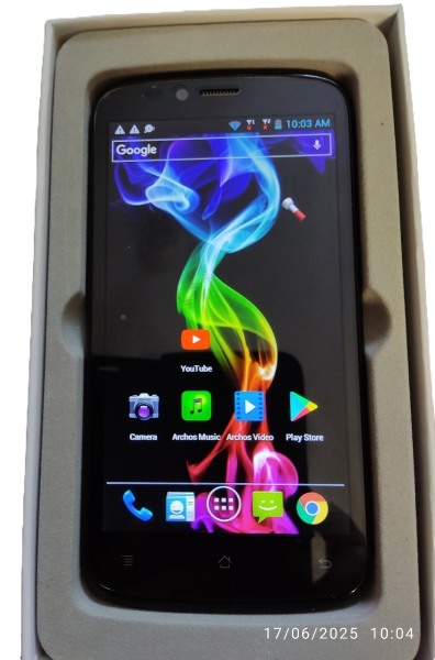 Archos 53 Platinum Black Dual Sim Android Slim Smartphone mit Akku – funktioniert