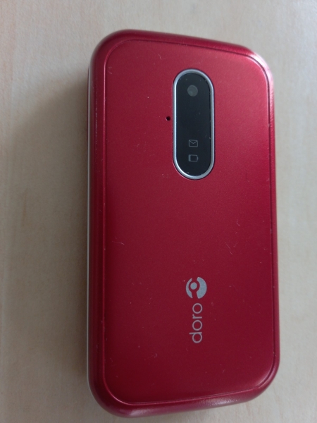 Doro PhoneEasy 6620 Handy rot, Klapp Großtasten entsperrt Smartphone