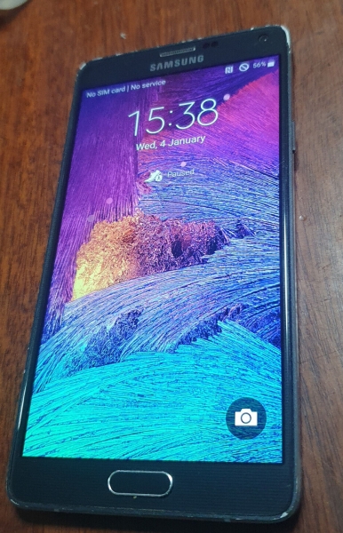Samsung Galaxy Note 4 SM-N910F – 32GB – schwarz (EE) Smartphone