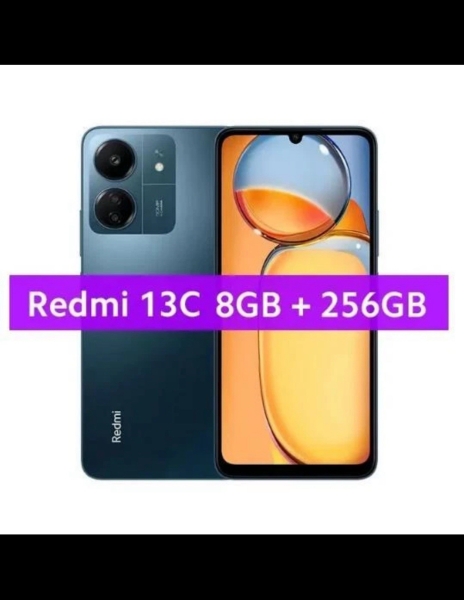 Xiaomi Redmi 13C 256GB+8GB Dual SIM 4G entsperrt Android Smartphone neu versiegelt