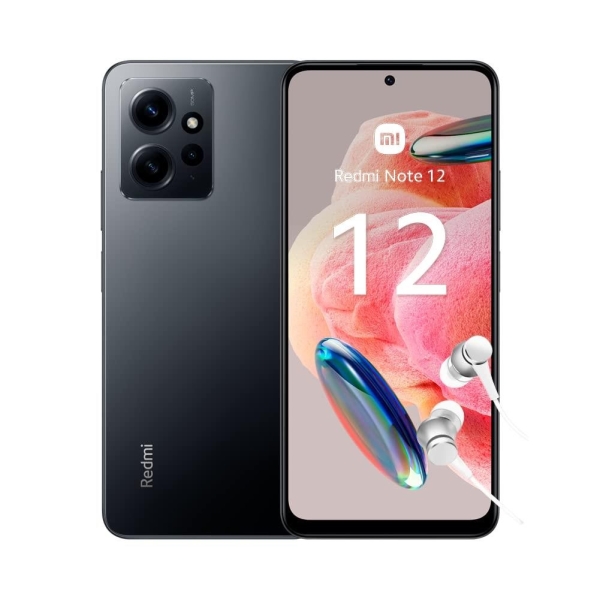 Xiaomi Redmi Note 12 128GB 4GB Android entsperrt SIM 5G grau Smartphone B