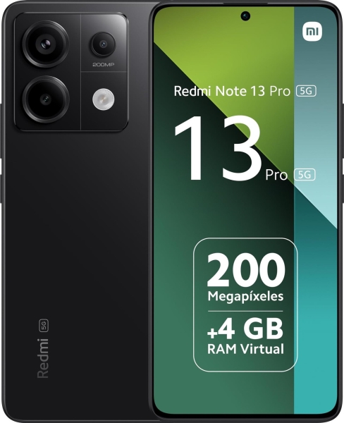 Xiaomi Redmi Note 13 Pro 256GB 8GB Android entsperrt SIM 5G schwarz Smartphone