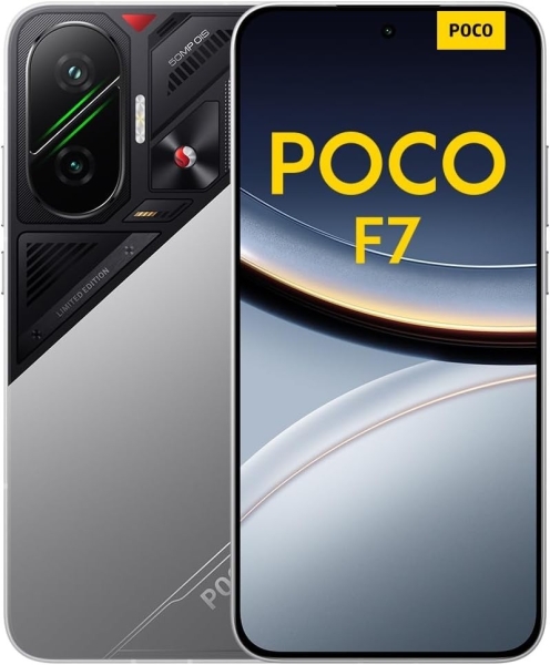 Xiaomi POCO F7 5G silber 512GB 12GB RAM 6,83″ Smartphone Dual SIM (entsperrt)