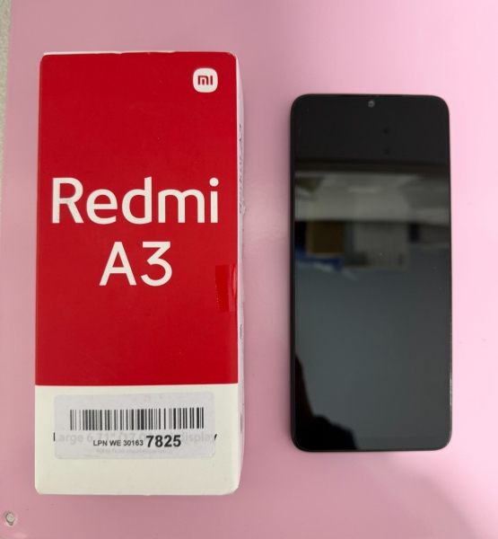 Defektes Xiaomi Redmi A3 schwarz entsperrt Dual Sim 64GB 6,71″ Android Smartphone
