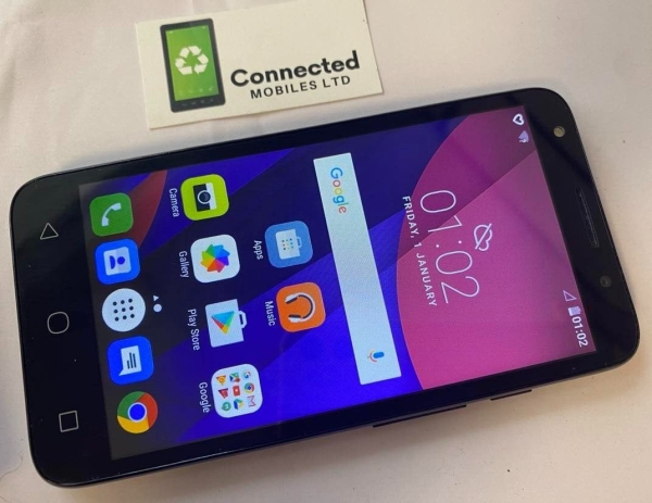Alcatel Pixi 4 (5) 5045X – Smartphone schwarz 3G 8 GB (entsperrt) Android 6.0