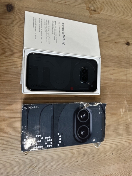 Nothing Phone (2a) 128GB 8GB RAM schwarz Dual SIM entsperrt Smartphone A1 Zustand