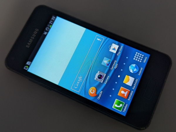 Samsung Galaxy S Advance 8GB Charcoal Black Schwarz Android Smartphone I9070