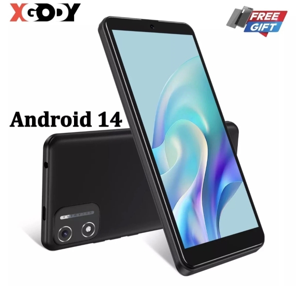 Günstiges Smartphone Android 14 XGODY X32 2 GB RAM + 16 GB Speicher | schwarz – UK LAGER